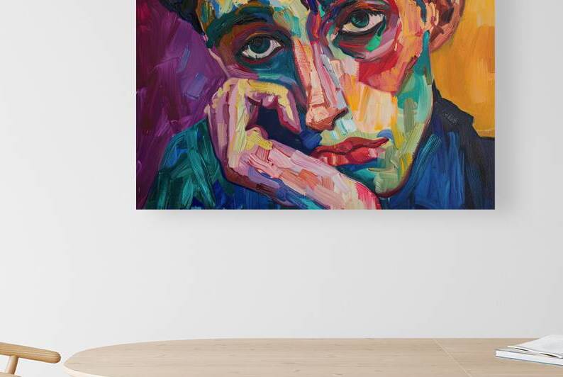 Contemplative Gaze Y59H2N 62 by Abstract Rebellion