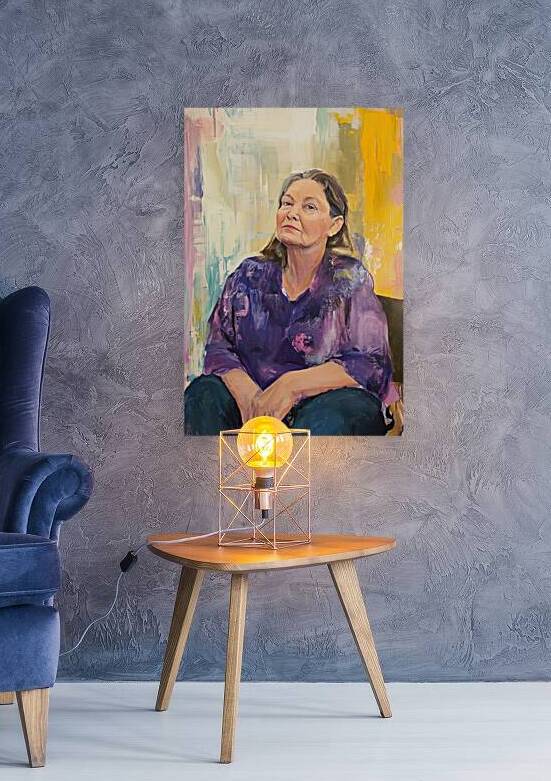 Contemplative Gaze Y79H2N 55 by Abstract Rebellion