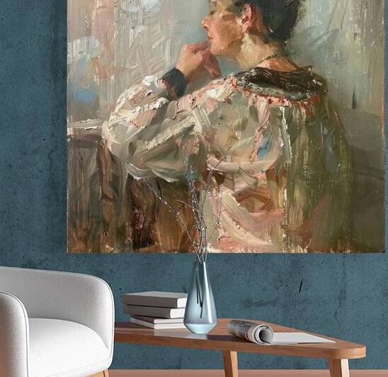 Contemplative Muse H3N9C2 48 by Abstract Rebellion