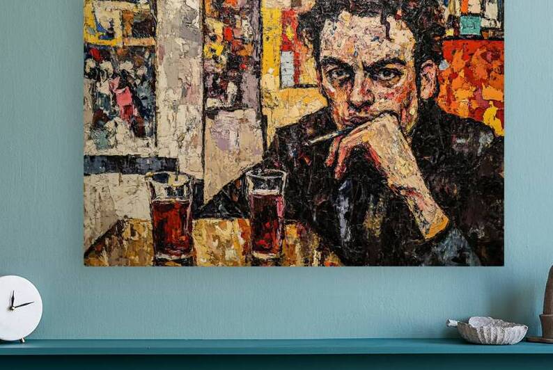 Contemplative Painter 7H29NP 45 by Abstract Rebellion