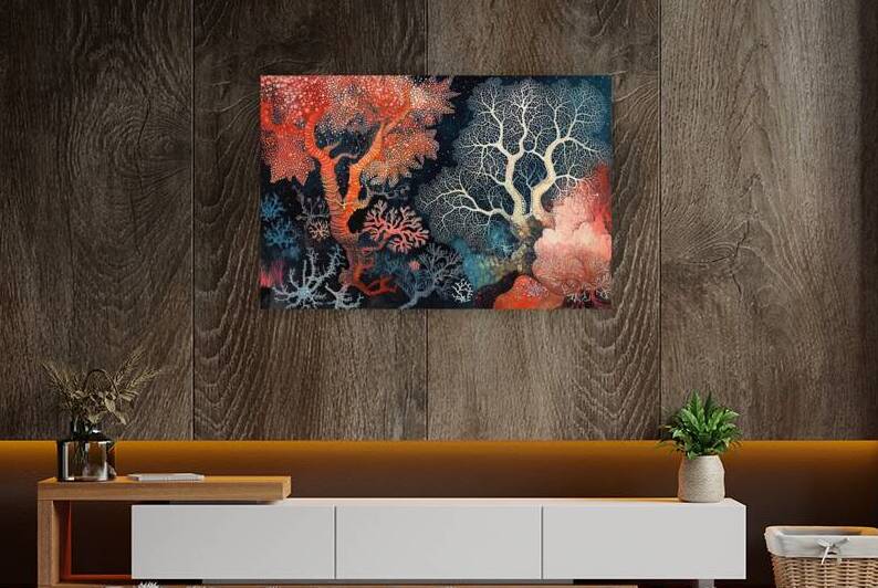 Coral Forest At Night 2H9PNZ 62 by Abstract Rebellion
