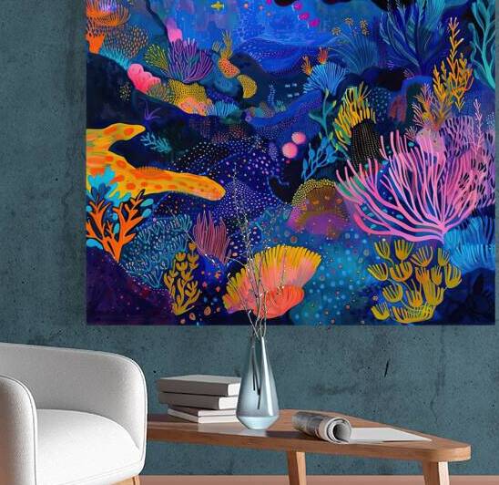 Coral Kingdom Lullaby 2P9H7N 53 by Abstract Rebellion