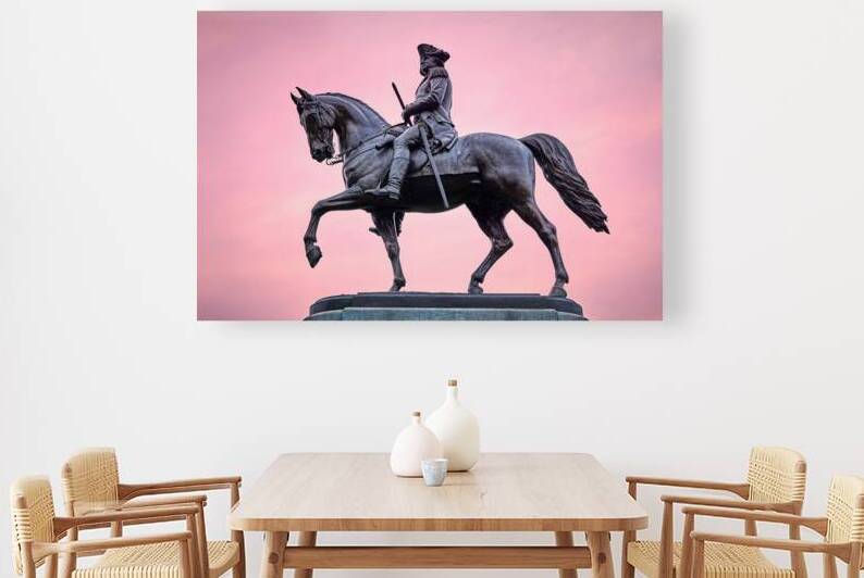 Equestrian Statue of George Washington in Boston by Ryan Cameron