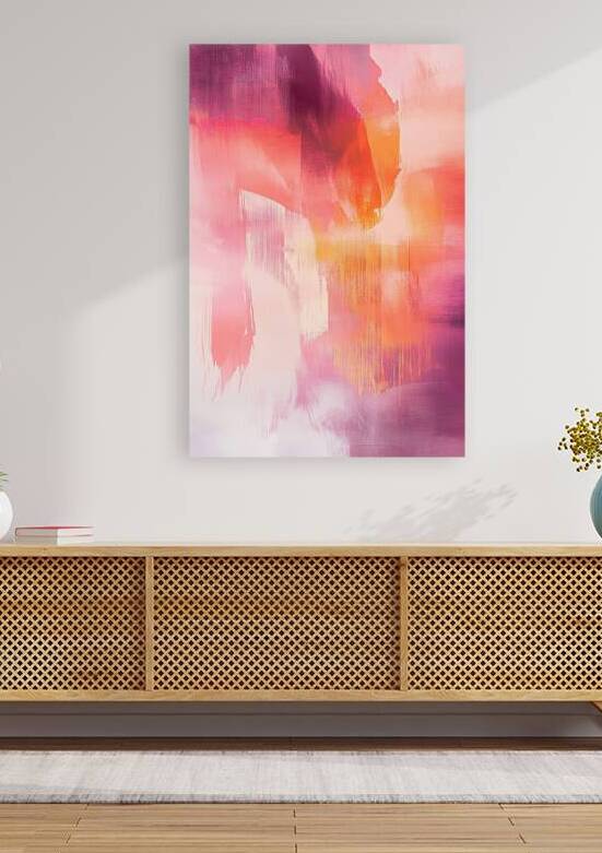 Coral Sunset Glow 2N9P3H 45 by Abstract Rebellion