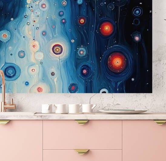 Cosmic Bloom Cascade H9P4N2 57 by Abstract Rebellion