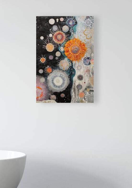 Cosmic Bloom Cascade 9H3N2Z 55 by Abstract Rebellion