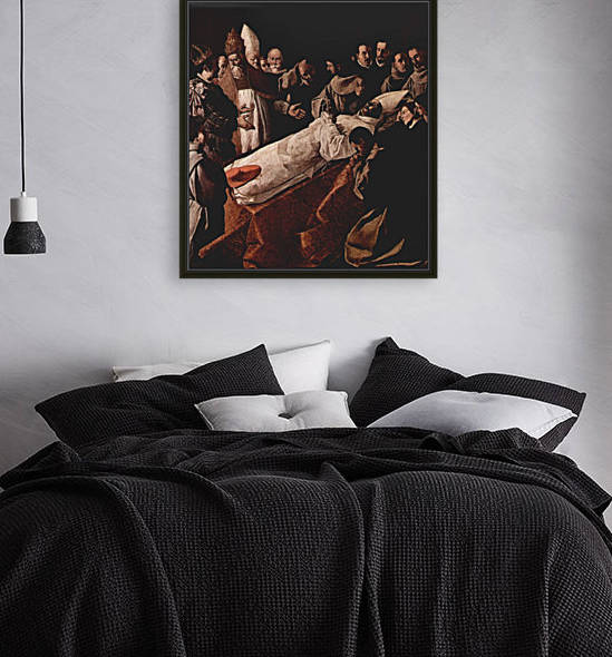 Death of a cardinal by Francisco de Zurbaran