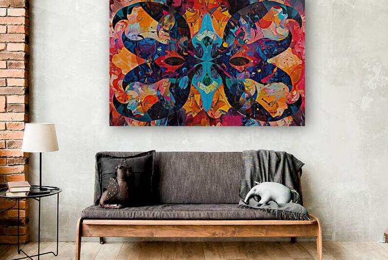 Cosmic Bloom Mirror Y59H2N 55 by Abstract Rebellion