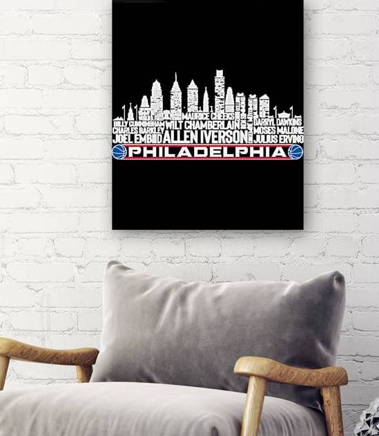 Philadelphia City Basketball Team All Time Legend by AnnePFischer