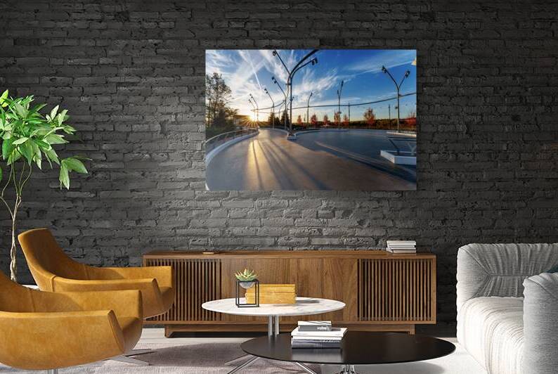 Sunburst Skate Park Omaha by Jennifer White