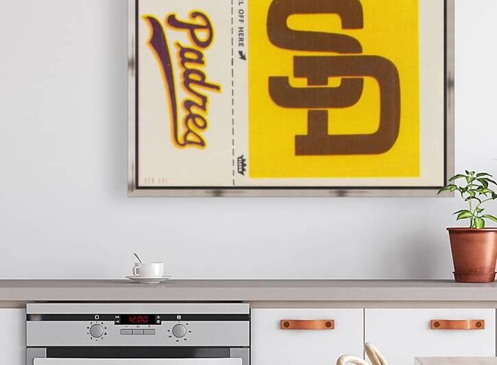 1978 San Diego Padres Fleer Decal Wall Art by Row One Brand