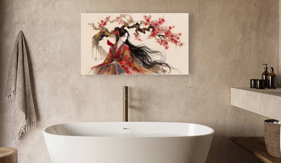 Ethereal Beauty Under the Cherry Blossoms by yucefgreen