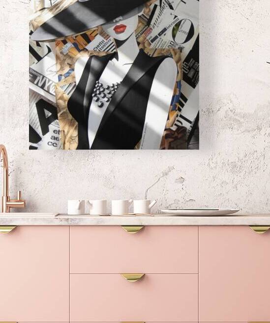 Chic Collage: Fashion-Inspired Wall Art by rihab bahammou