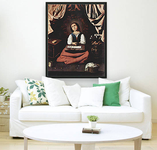 The Young Virgin by Francisco de Zurbaran