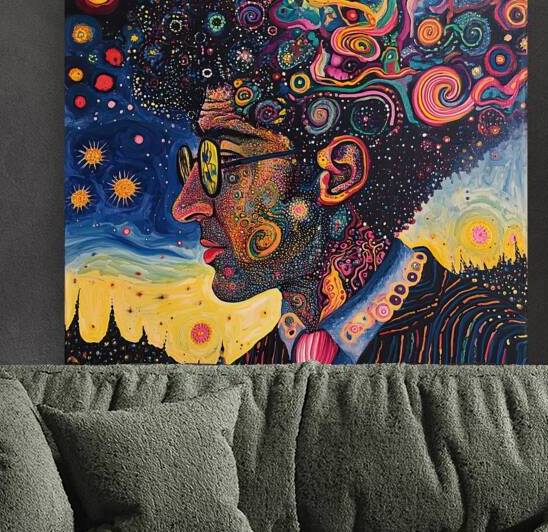 Cosmic Mind Portrait H92J5N 58 by Abstract Rebellion