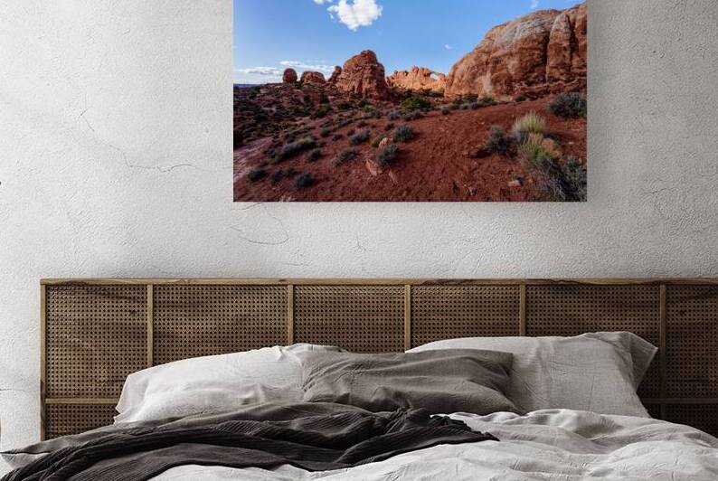 Sun Lit Skyline Arch Utah by Jennifer White