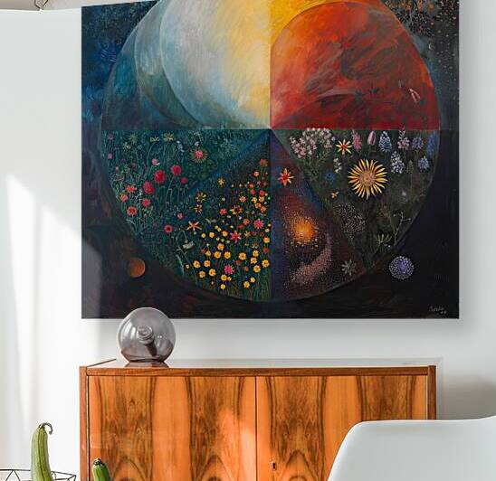 Cosmic Garden Cycle 9P3N7H 57 by Abstract Rebellion