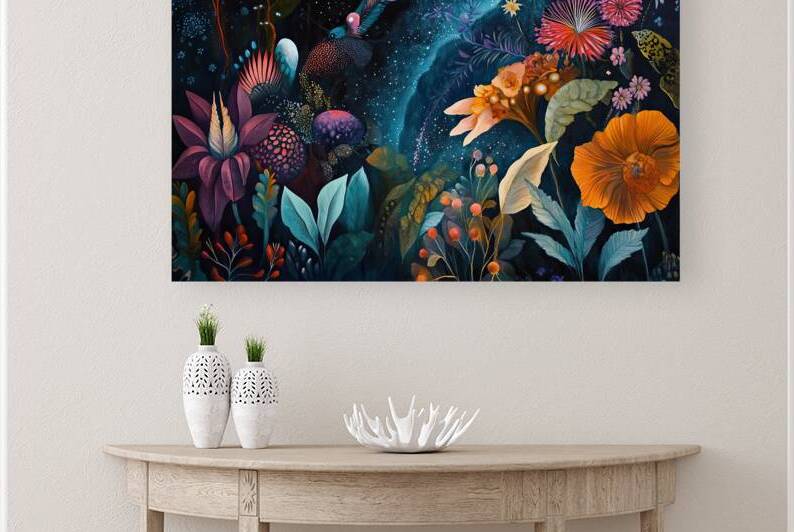 Cosmic Garden Bloom H3N5P 58 by Abstract Rebellion