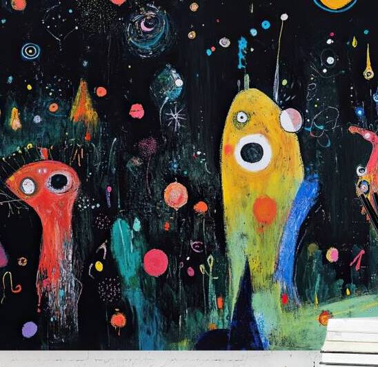 Cosmic Garden Night HZ92N3 55 by Abstract Rebellion