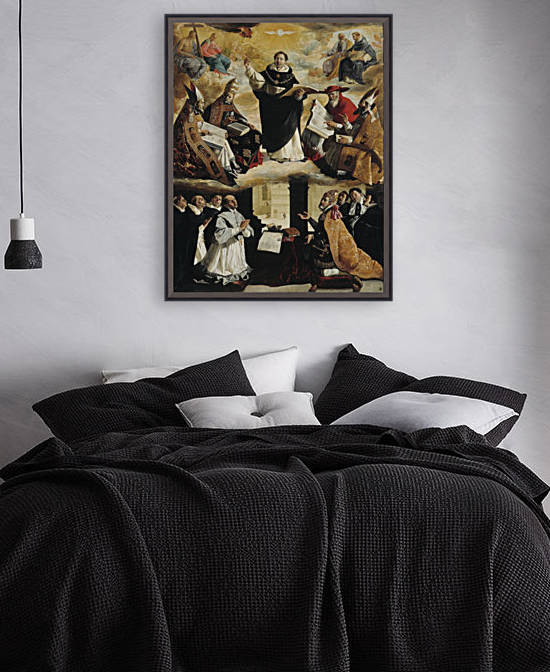 St Thomas Aquinas by Francisco de Zurbaran