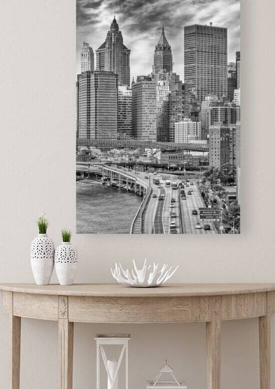 NYC Financial District | Monochrome by Melanie Viola