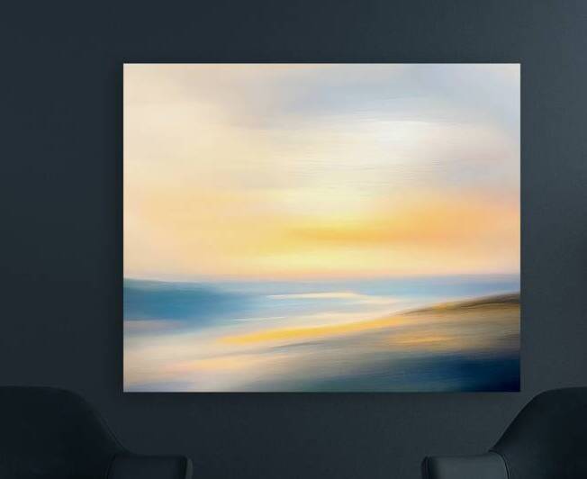 Simple Abstract Pastel Landscape by Travelling Light
