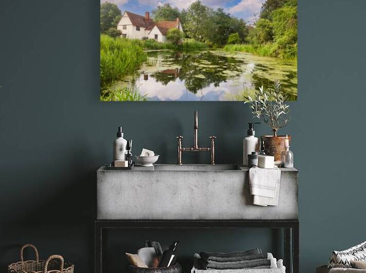 Willy Lotts House Flatford Mill Dedham Vale Suffolk England by Travelling Light