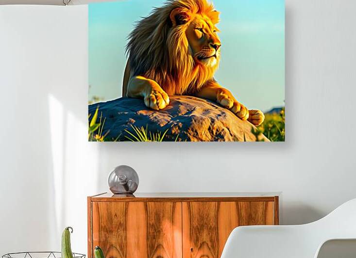 Majestic Lion Puzzle – Stunning Wildlife Jigsaw for Animal Lovers by el halaoui ali