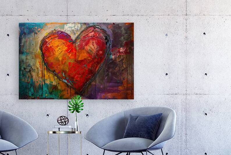 Crimson Heart Beat 9274HB 45 by Abstract Rebellion