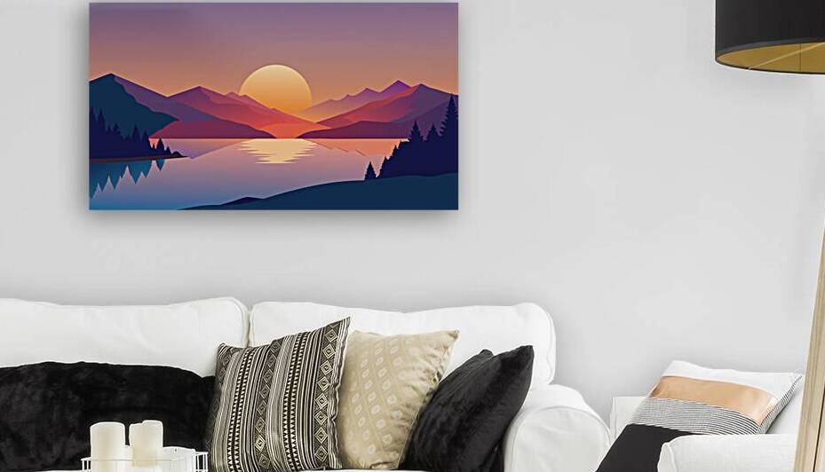 Paysage Naturel – Magnifique Coucher de Soleil en Panorama by el halaoui ali