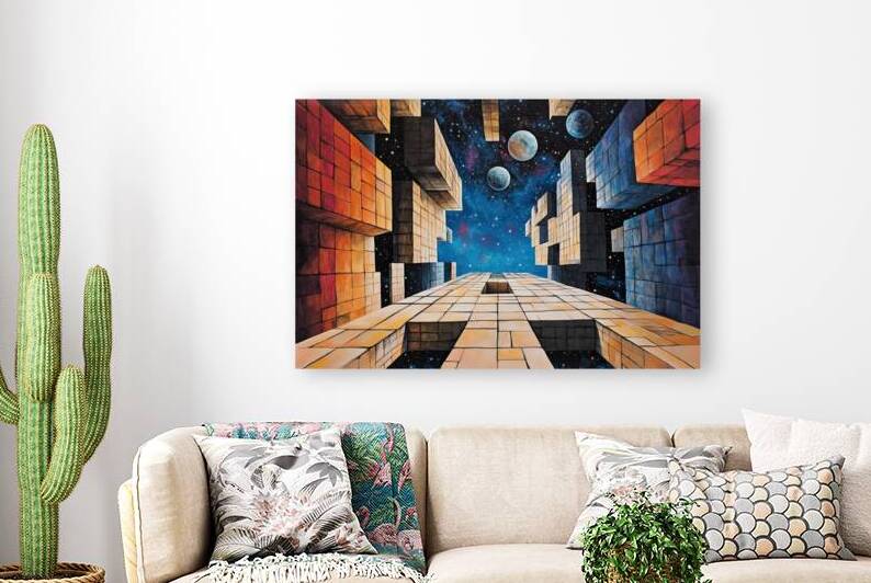 Cosmic Tetris NZ92HJ 60 by Abstract Rebellion