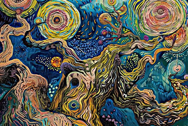 Cosmic Tree of Life A7H2N9 45 by Abstract Rebellion