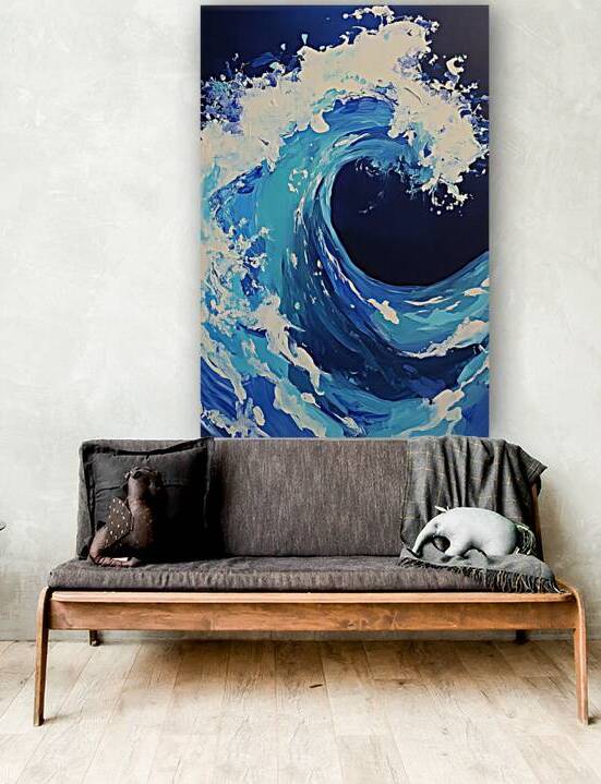 Crest of Azure Wave H3N5P2 50 by Abstract Rebellion