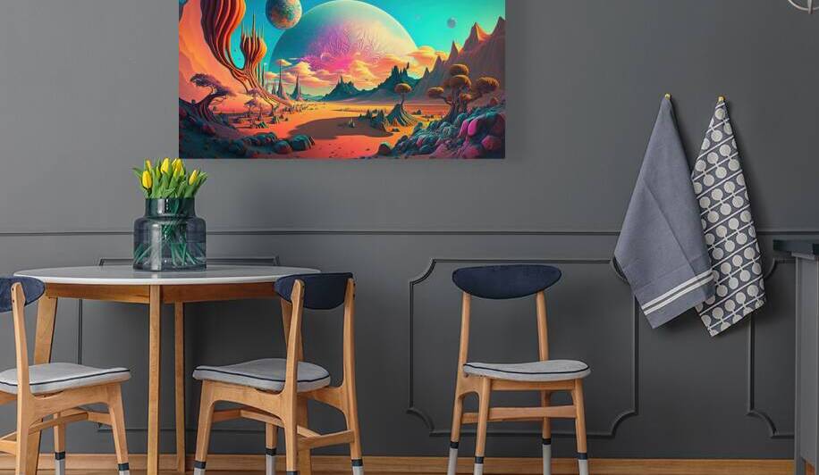 Alien world by Point Art