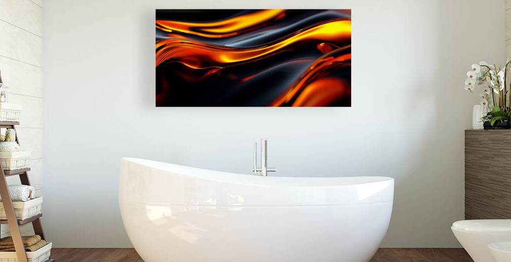 1Abstract liquid glass holographic iridescent neo by Ariadna-de-Raadt