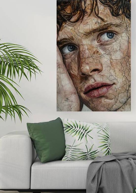 Cracked Portrait 7H29NP 45 by Abstract Rebellion