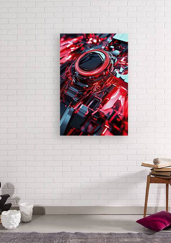 Crimson Core Nexus 9P2H7N 48 by Abstract Rebellion