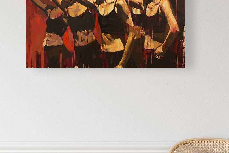 Crimson Echoes Dance 78HNP 58 by Abstract Rebellion