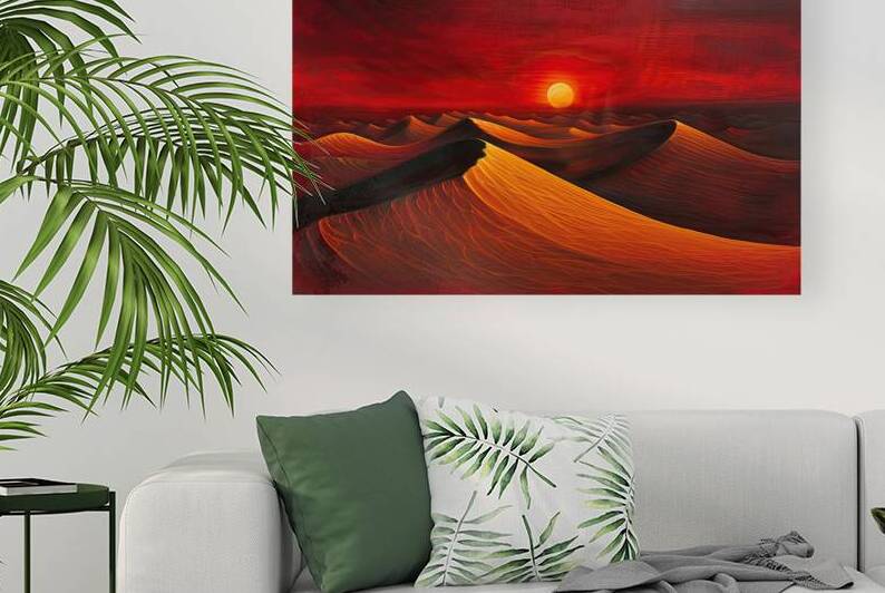 Crimson Dune Sunset H3N9P2 52 by Abstract Rebellion