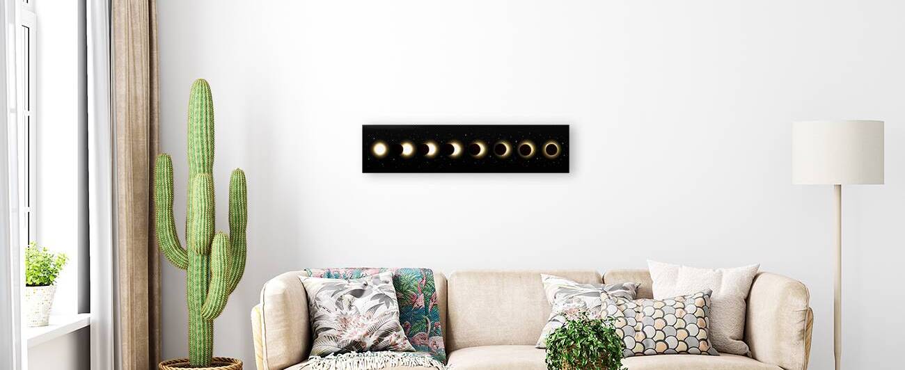 Solar Eclipse by Point Art
