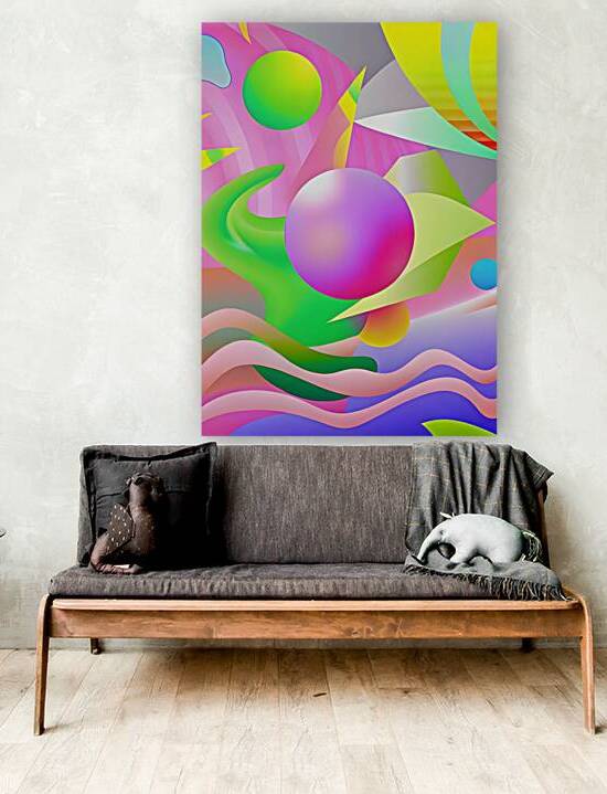 explore the vibrant abstract artwork characterize by Rehan