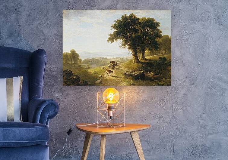 River Scene [1854] by Asher Brown Durand [1796–1886] by MyCozyFineArt