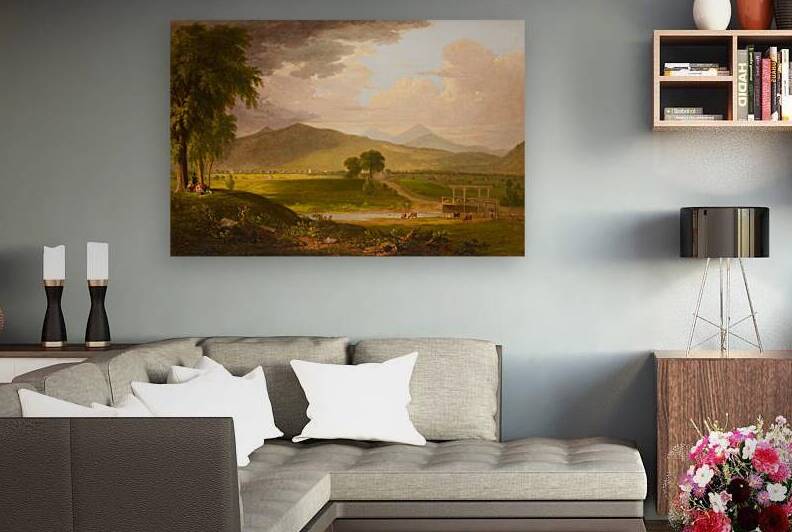 View of Rutland. Vermont [1840] by Asher Brown Durand [1796–1886] by MyCozyFineArt