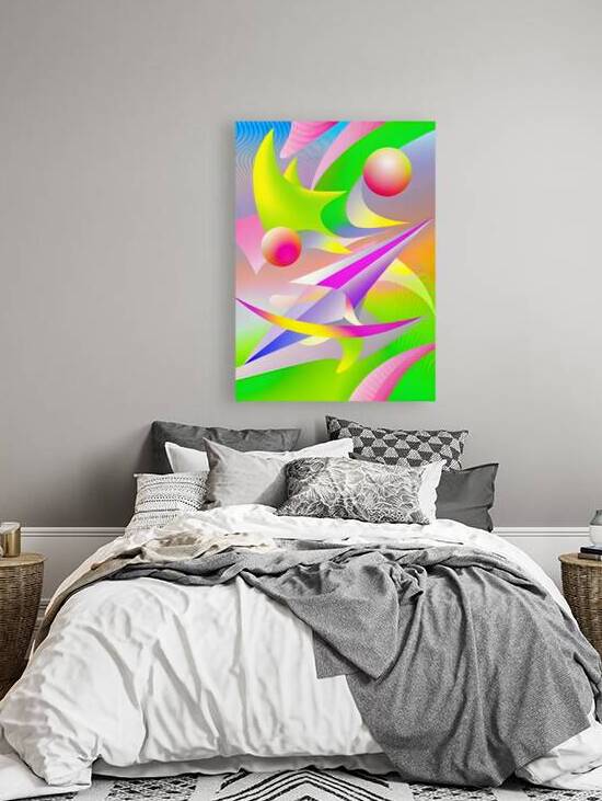 explore the vibrant abstract artwork characterize 3 by Rehan