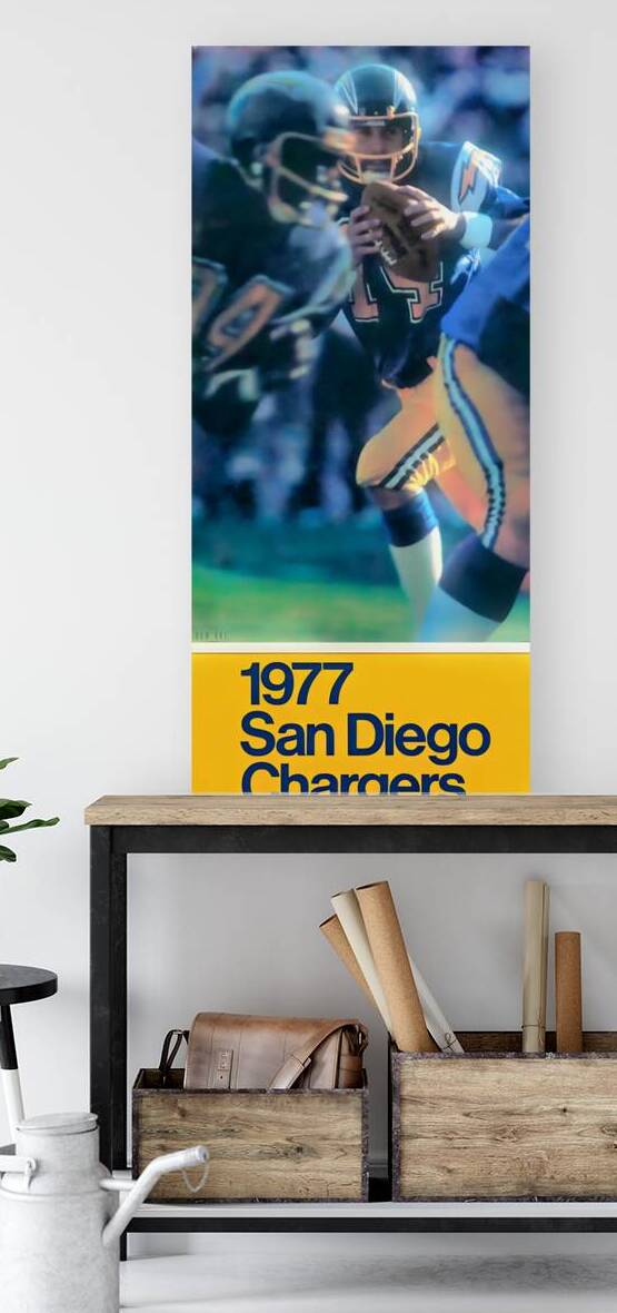 1977 San Diego Chargers Art by Row One Brand