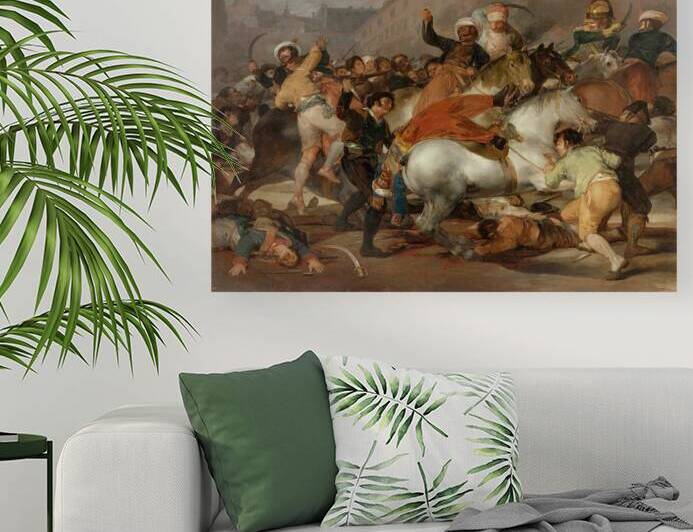 The Charge of the Mamelukes [1814] by Francisco de Goya [1746–1828] by MyCozyFineArt