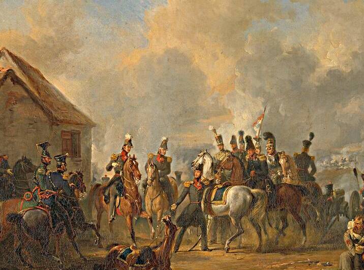 The Battle of Bautersem during the Ten Days’ Campaign [1833] by Nicolaas Pieneman [1809–1860] by MyCozyFineArt