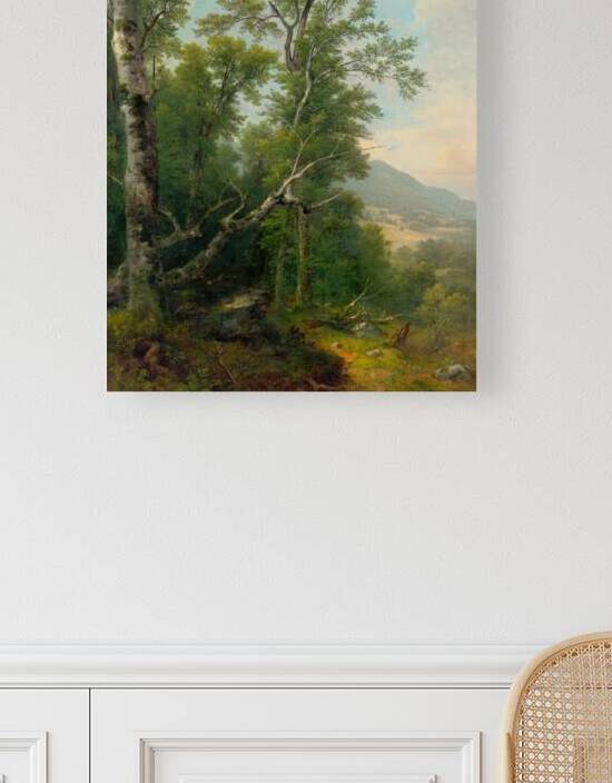 Study of Trees [1850] by Asher Brown Durand [1796–1886] by MyCozyFineArt