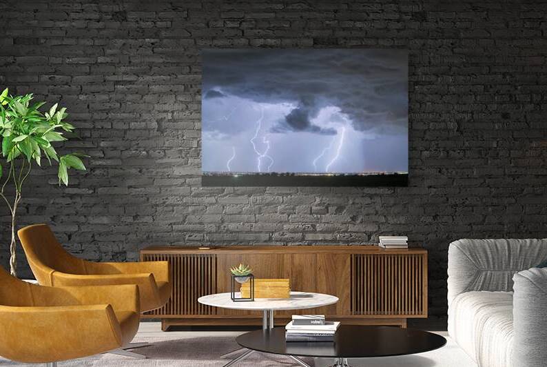 Lightning Striking Firestone Colorado 2 by Bo Insogna