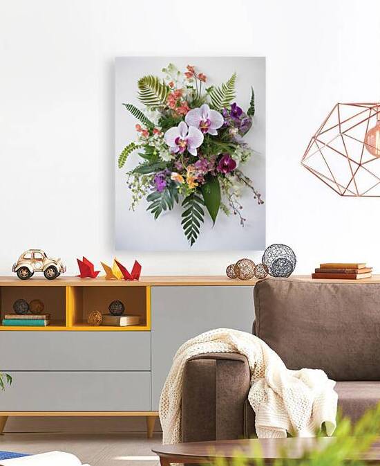 Bouquet of Orchids and Ferns by Thea Menagh